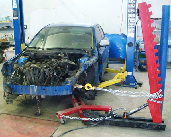 Стапель для кузовного ремонта подкатной AS-7 (А-4)