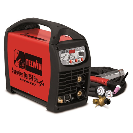 Сварочный аппарат TELWIN SUPERIOR TIG 251 DC-HFLIFT VRD 400V+ACC