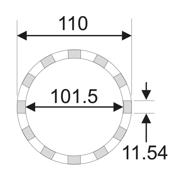 Съемник гайки задней оси 3/4” 101.5мм 12PT (MERCEDES) JTC